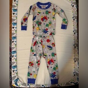 Hanna Andersson boys size 18-24 months holiday Christmas alien space monsters